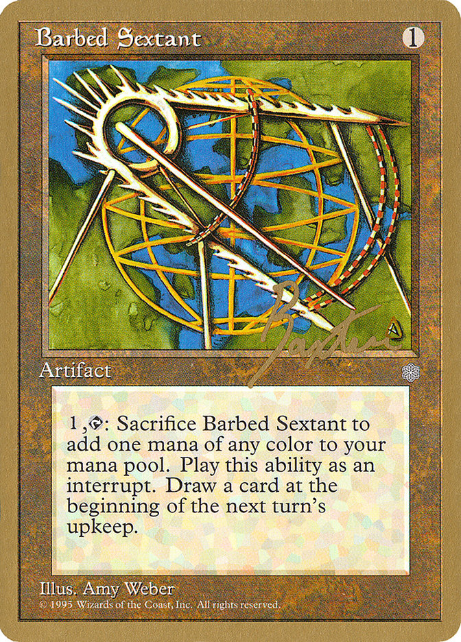 Barbed Sextant (George Baxter) [Pro Tour Collector Set] | Card Merchant Takapuna