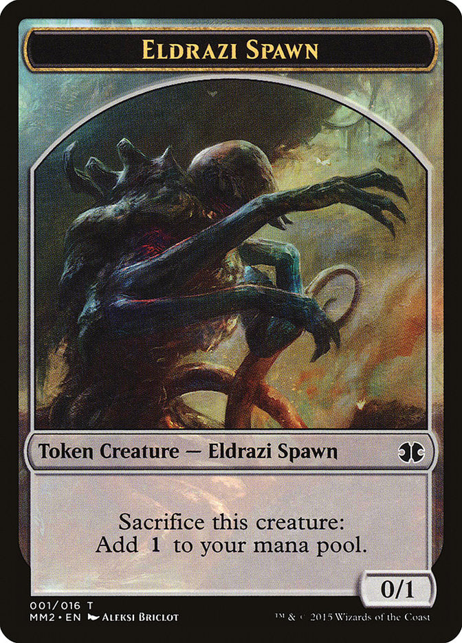 Eldrazi Spawn Token (001/016) [Modern Masters 2015 Tokens] | Card Merchant Takapuna