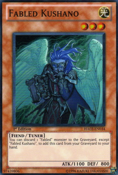 Fabled Kushano [HA02-EN034] Super Rare | Card Merchant Takapuna