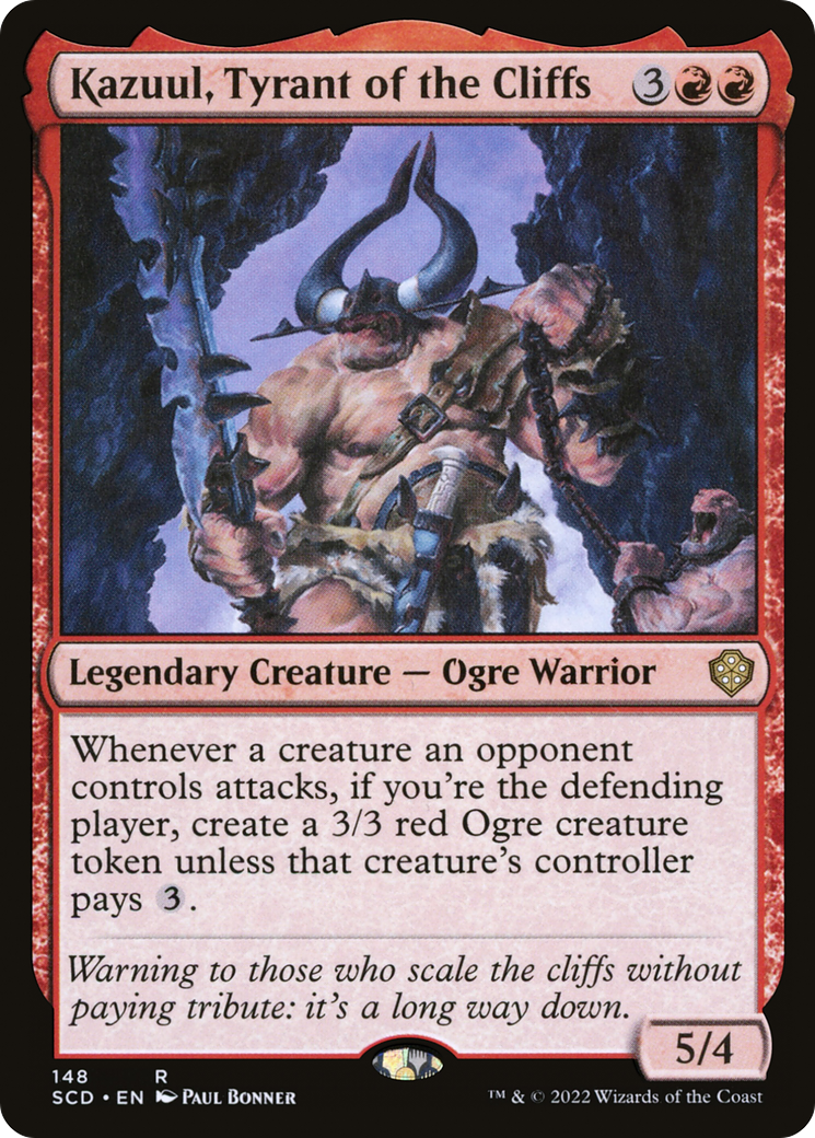 Kazuul, Tyrant of the Cliffs [Starter Commander Decks] | Card Merchant Takapuna