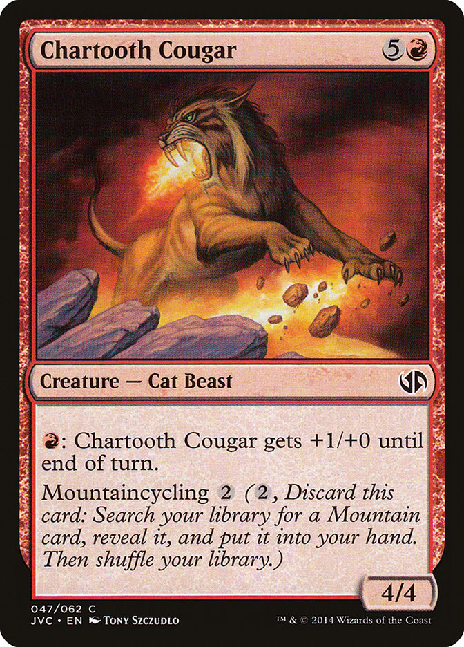 Chartooth Cougar [Duel Decks Anthology] | Card Merchant Takapuna