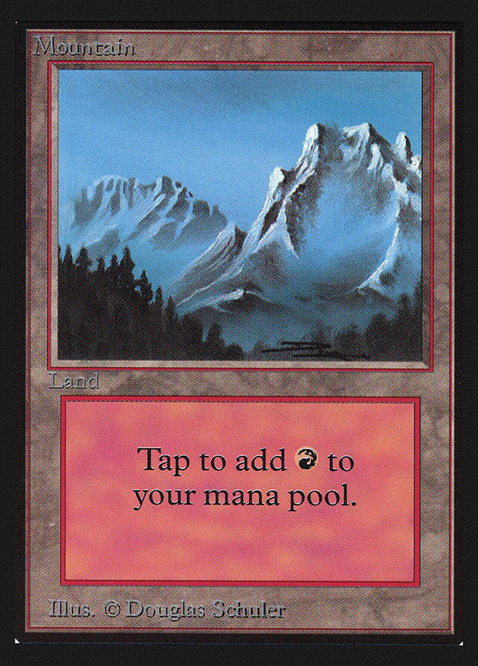 Mountain (Snow Top / Highest Point on Right) [International Collectors' Edition] | Card Merchant Takapuna