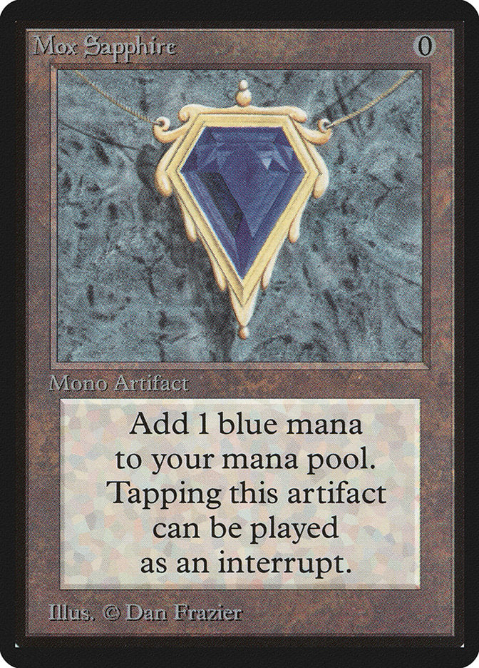 Mox Sapphire [Beta Edition] | Card Merchant Takapuna