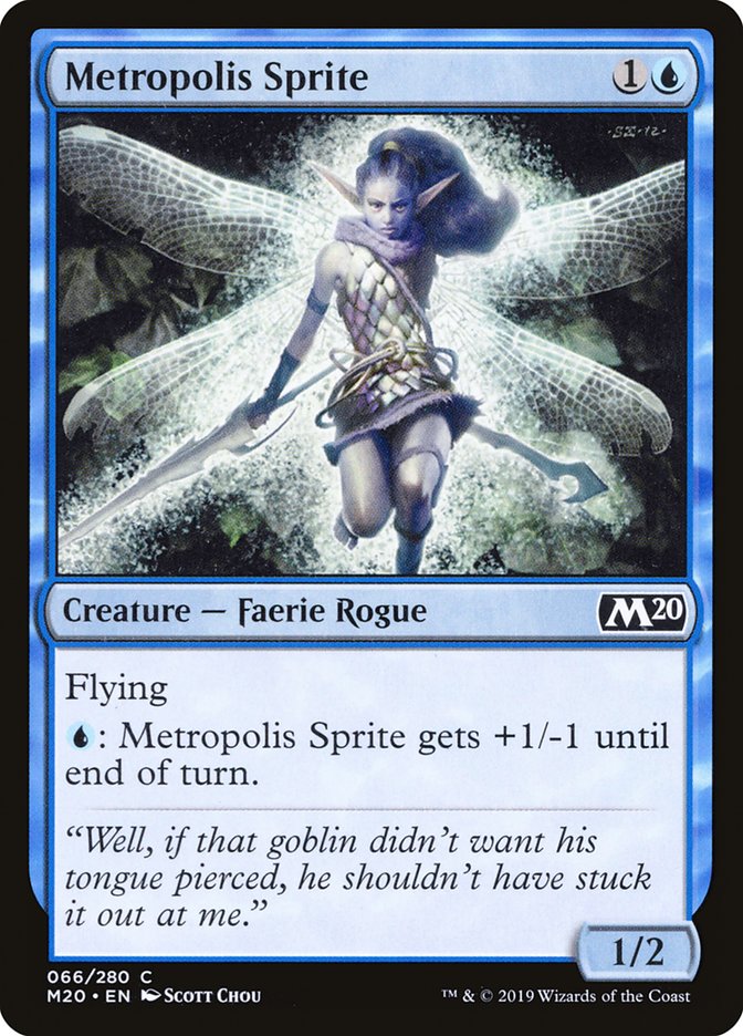 Metropolis Sprite [Core Set 2020] | Card Merchant Takapuna