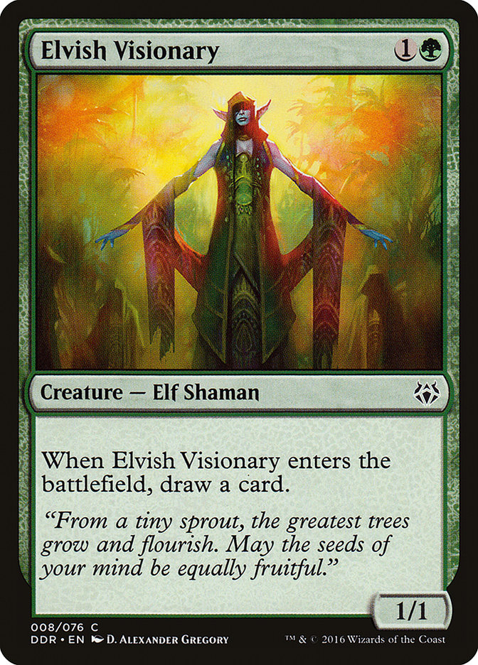 Elvish Visionary [Duel Decks: Nissa vs. Ob Nixilis] | Card Merchant Takapuna