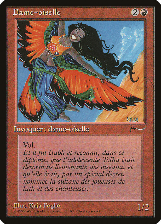 Bird Maiden (French) - "Dame-oiselle" [Renaissance] | Card Merchant Takapuna