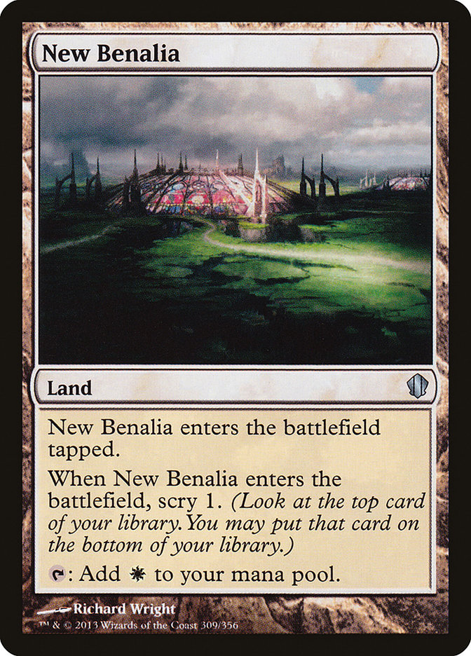 New Benalia [Commander 2013] | Card Merchant Takapuna