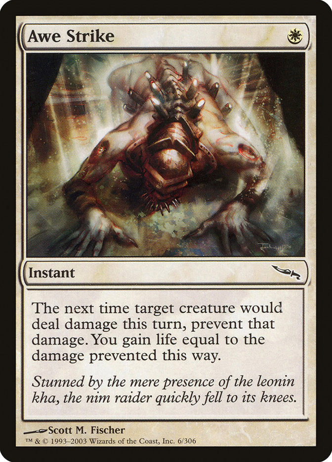 Awe Strike [Mirrodin] | Card Merchant Takapuna