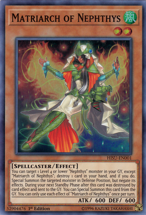 Matriarch of Nephthys [HISU-EN001] Super Rare | Card Merchant Takapuna