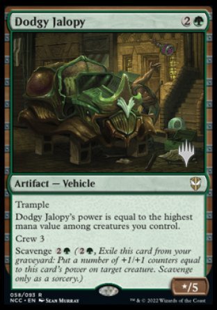 Dodgy Jalopy (Promo Pack) [Streets of New Capenna Commander Promos] | Card Merchant Takapuna