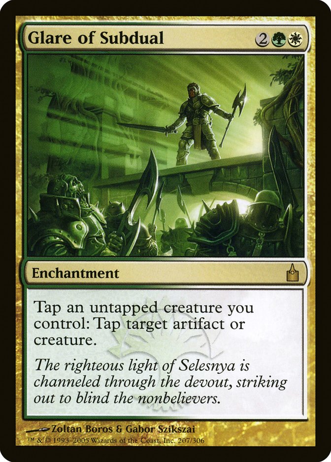 Glare of Subdual [Ravnica: City of Guilds] | Card Merchant Takapuna