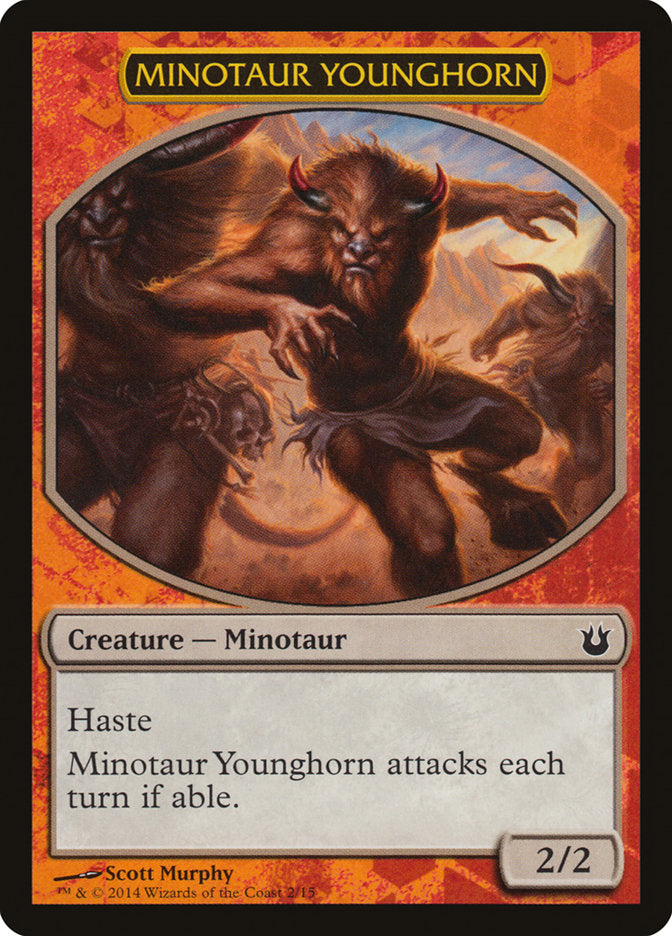 Minotaur Younghorn [Born of the Gods Battle the Horde] | Card Merchant Takapuna