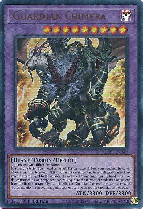 Guardian Chimera [MAZE-EN049] Ultra Rare | Card Merchant Takapuna