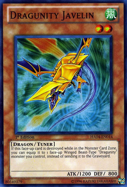 Dragunity Javelin [HA04-EN014] Super Rare | Card Merchant Takapuna