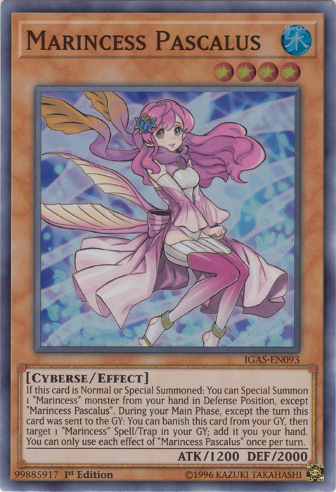 Marincess Pascalus [IGAS-EN093] Super Rare | Card Merchant Takapuna