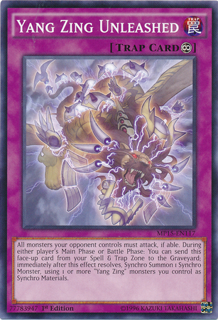 Yang Zing Unleashed [MP15-EN117] Common | Card Merchant Takapuna