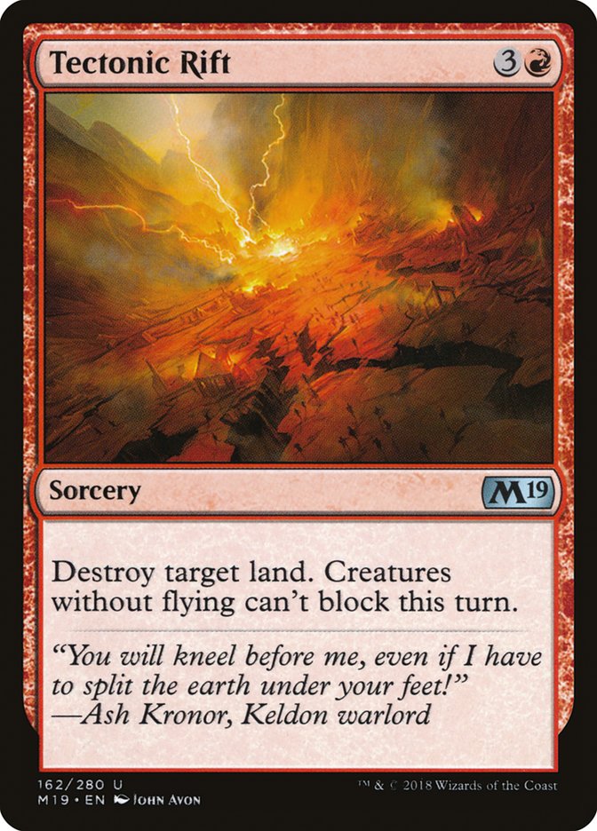 Tectonic Rift [Core Set 2019] | Card Merchant Takapuna