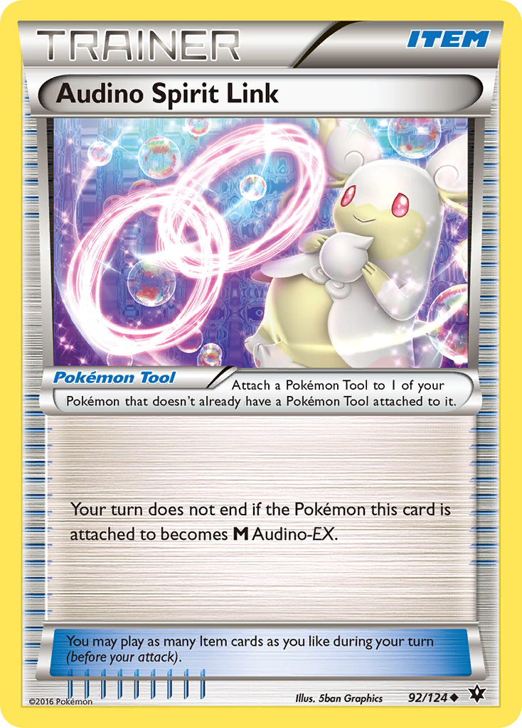 Audino Spirit Link (92/124) [XY: Fates Collide] | Card Merchant Takapuna