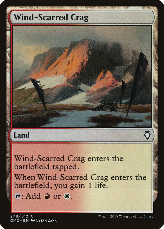 Wind-Scarred Crag [Commander Anthology Volume II] | Card Merchant Takapuna