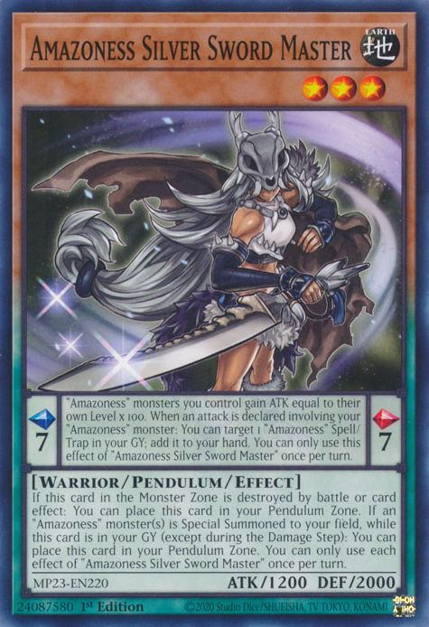 Amazoness Silver Sword Master [MP23-EN220] Common | Card Merchant Takapuna