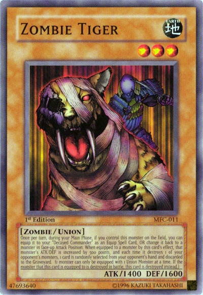 Zombie Tiger [MFC-011] Common | Card Merchant Takapuna