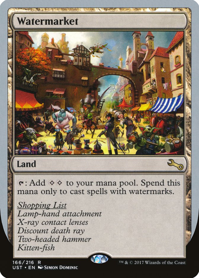 Watermarket [Unstable] | Card Merchant Takapuna