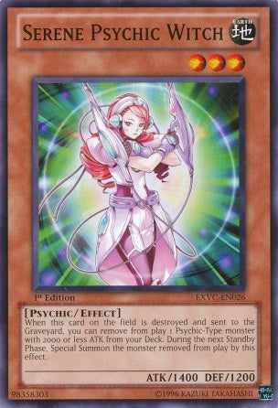 Serene Psychic Witch [EXVC-EN026] Common | Card Merchant Takapuna