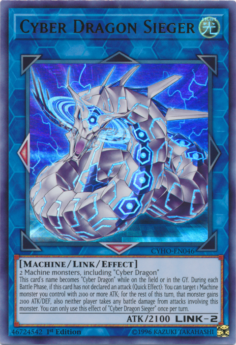 Cyber Dragon Sieger [CYHO-EN046] Ultra Rare | Card Merchant Takapuna