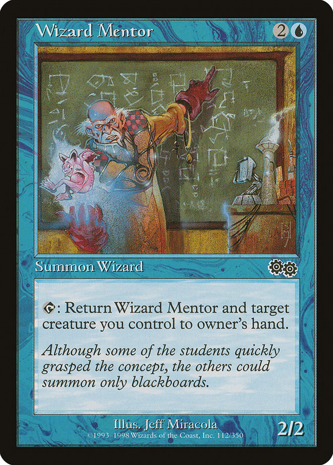 Wizard Mentor [Urza's Saga] | Card Merchant Takapuna