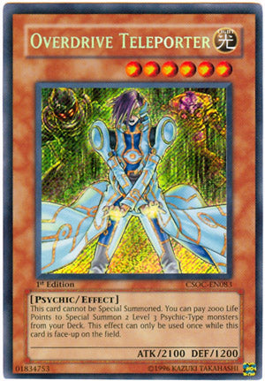 Overdrive Teleporter [CSOC-EN083] Secret Rare | Card Merchant Takapuna