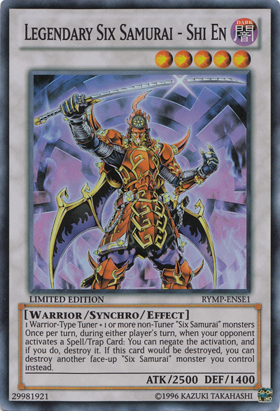 Legendary Six Samurai - Shi En [RYMP-ENSE1] Super Rare | Card Merchant Takapuna