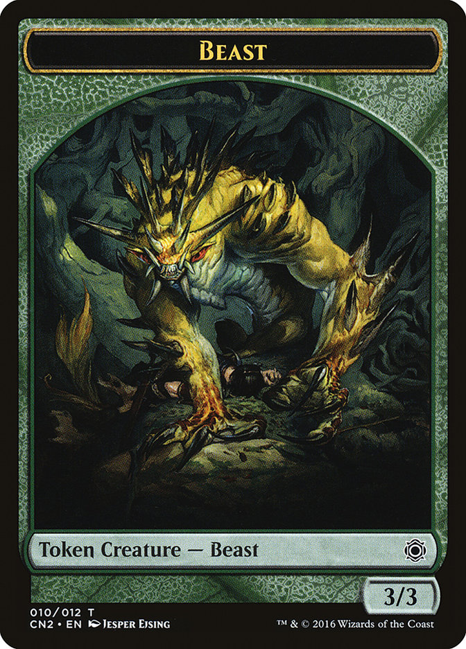 Beast Token [Conspiracy: Take the Crown Tokens] | Card Merchant Takapuna