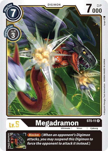 Megadramon [ST5-11] [Starter Deck: Machine Black] | Card Merchant Takapuna