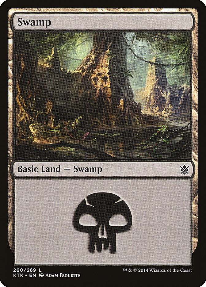 Swamp (260) [Khans of Tarkir] | Card Merchant Takapuna