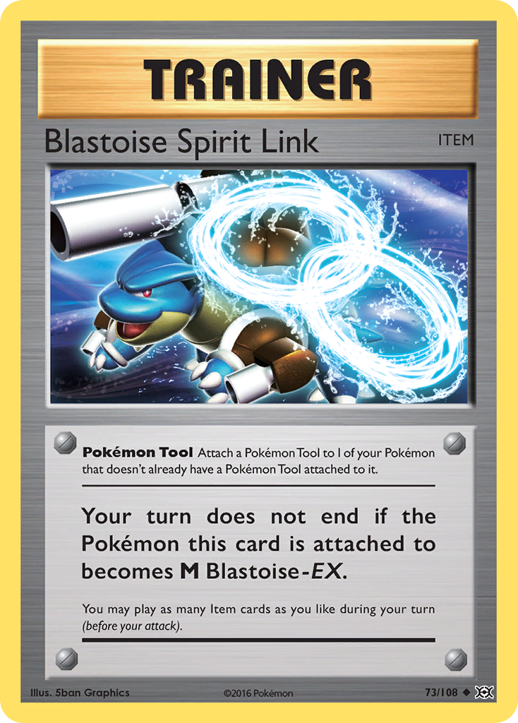 Blastoise Spirit Link (73/108) [XY: Evolutions] | Card Merchant Takapuna