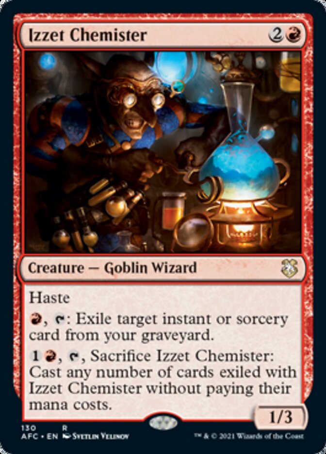 Izzet Chemister [Dungeons & Dragons: Adventures in the Forgotten Realms Commander] | Card Merchant Takapuna