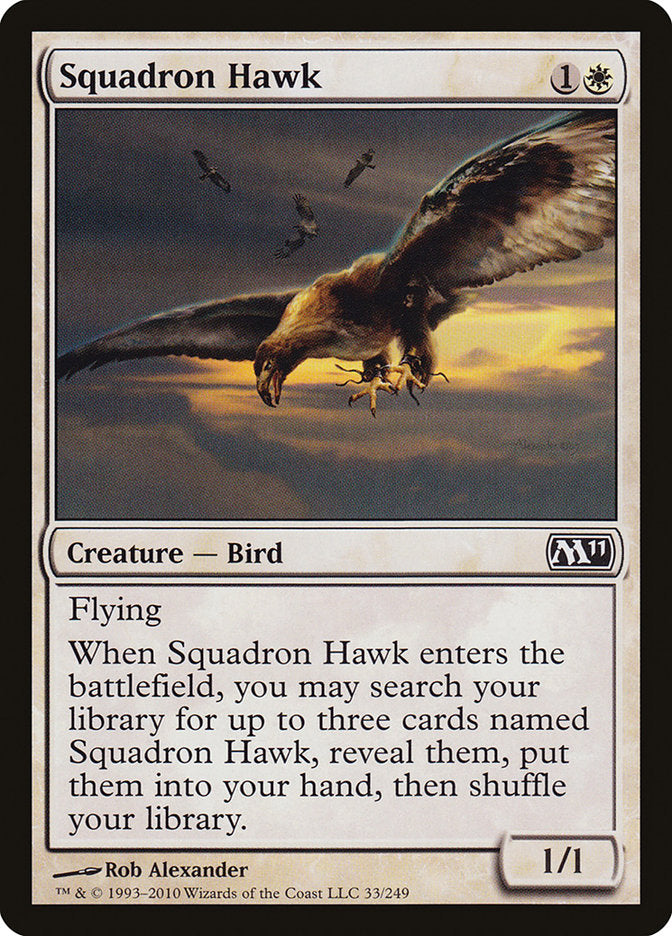 Squadron Hawk [Magic 2011] | Card Merchant Takapuna