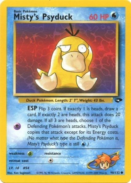 Misty's Psyduck (90/132) [Gym Challenge Unlimited] | Card Merchant Takapuna