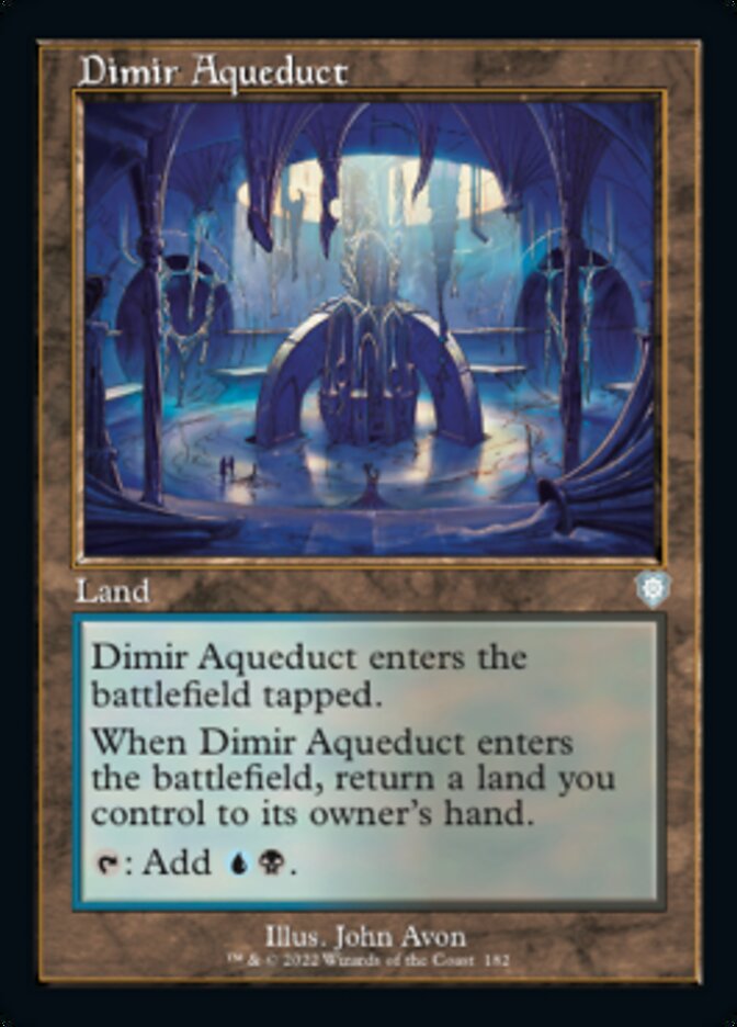 Dimir Aqueduct (Retro) [The Brothers' War Commander] | Card Merchant Takapuna