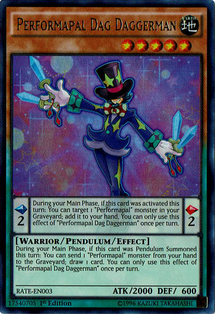 Performapal Dag Daggerman [RATE-EN003] Ultra Rare | Card Merchant Takapuna