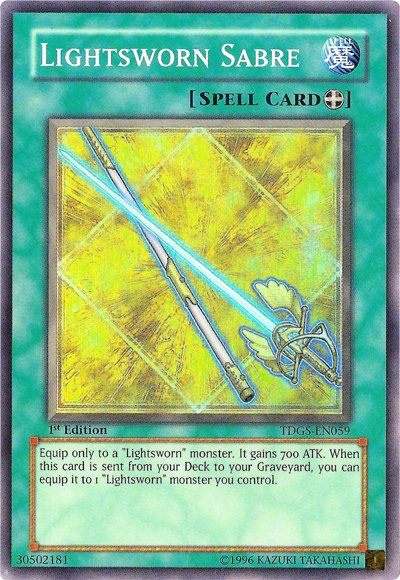 Lightsworn Sabre [TDGS-EN059] Super Rare | Card Merchant Takapuna