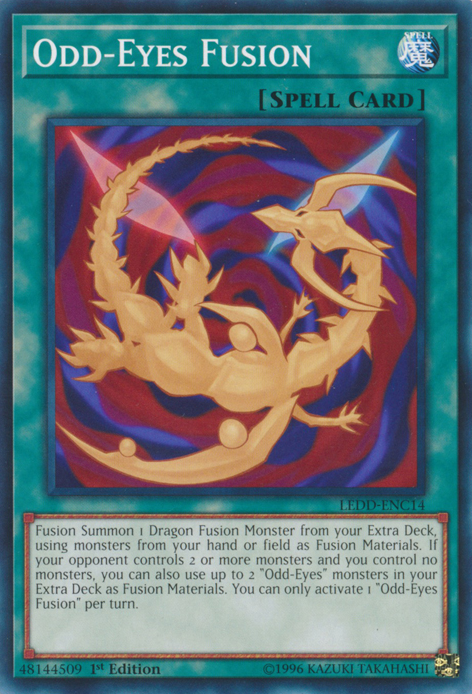 Odd-Eyes Fusion [LEDD-ENC14] Common | Card Merchant Takapuna