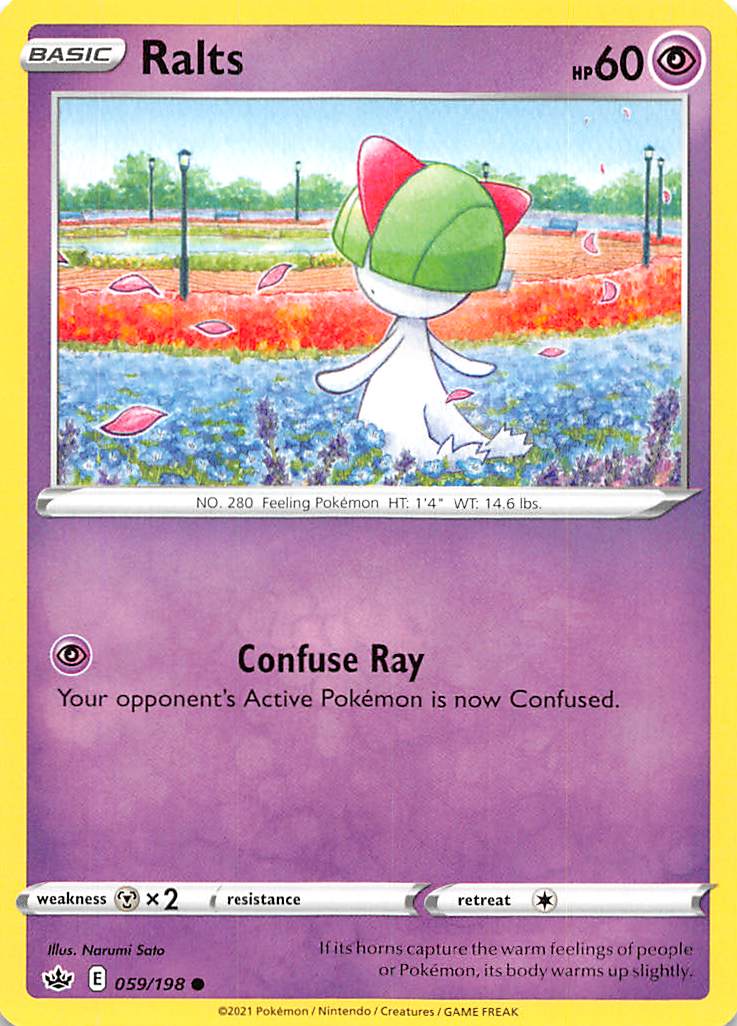 Ralts (059/198) [Sword & Shield: Chilling Reign] | Card Merchant Takapuna