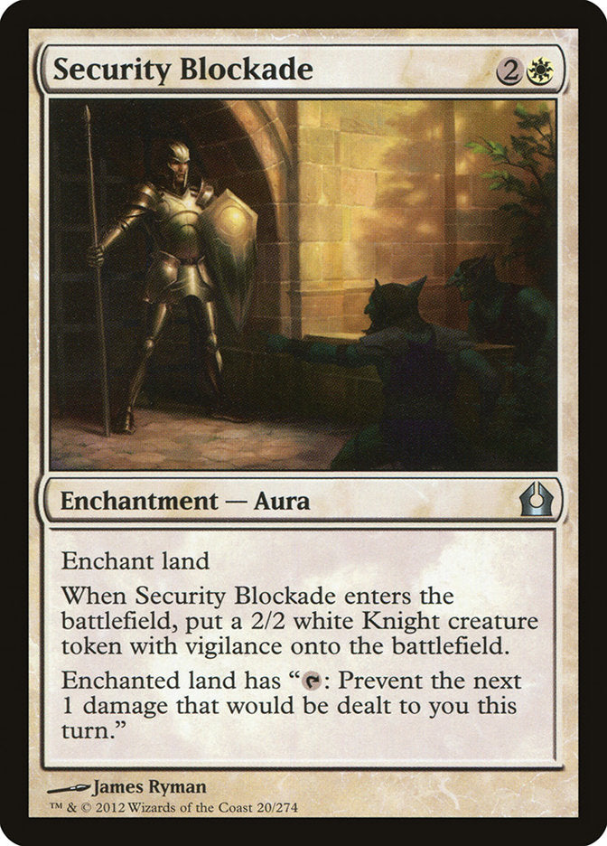 Security Blockade [Return to Ravnica] | Card Merchant Takapuna