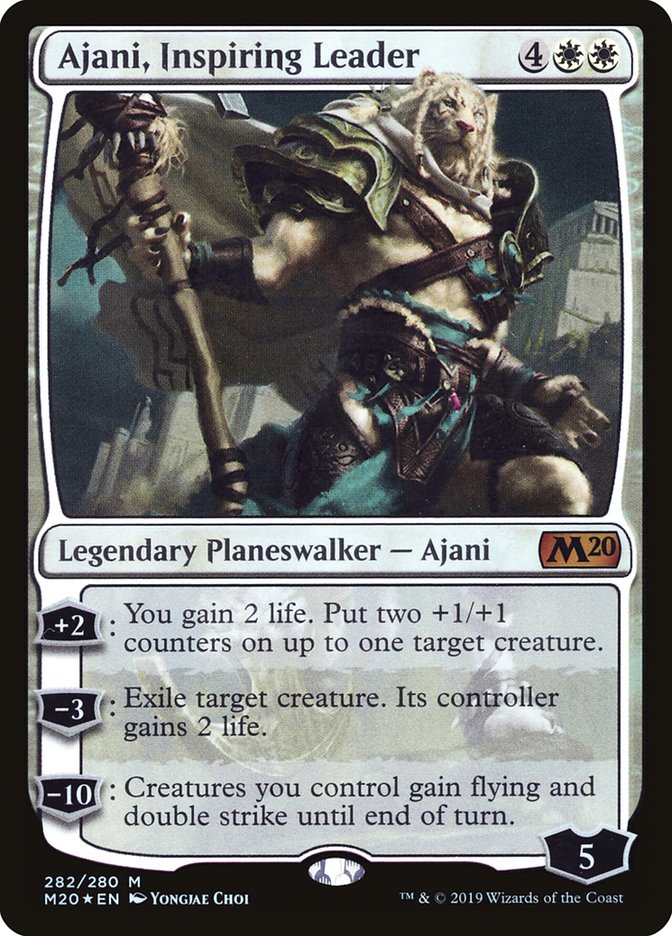 Ajani, Inspiring Leader [Core Set 2020] | Card Merchant Takapuna