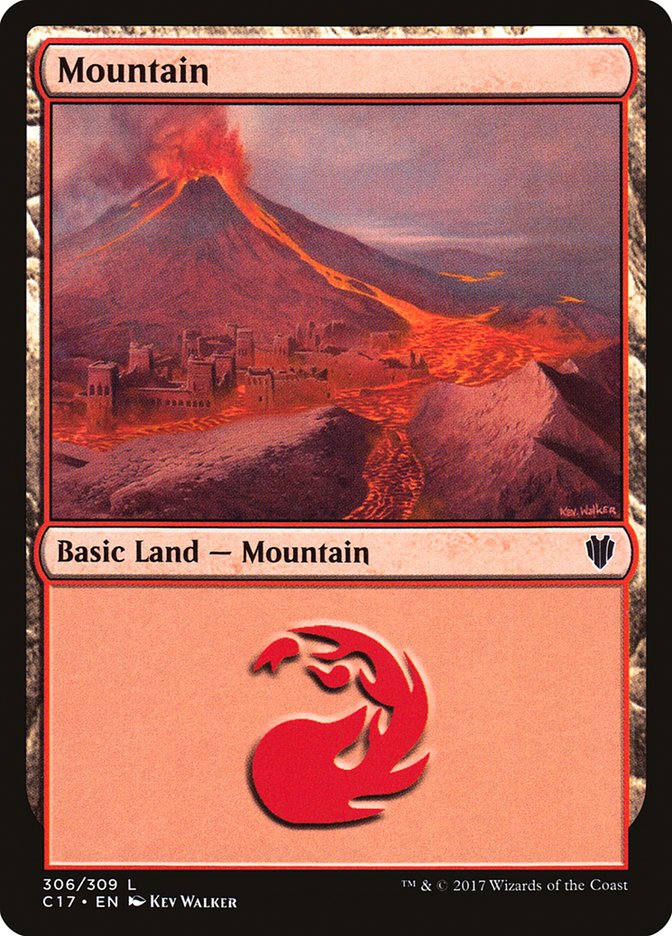 Mountain (306) [Commander 2017] | Card Merchant Takapuna