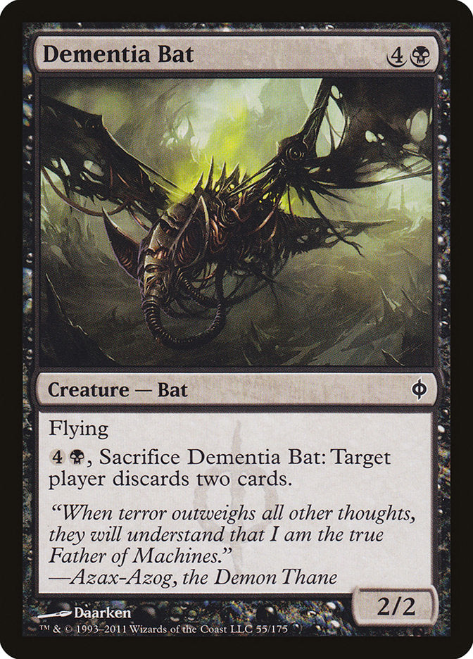 Dementia Bat [New Phyrexia] | Card Merchant Takapuna