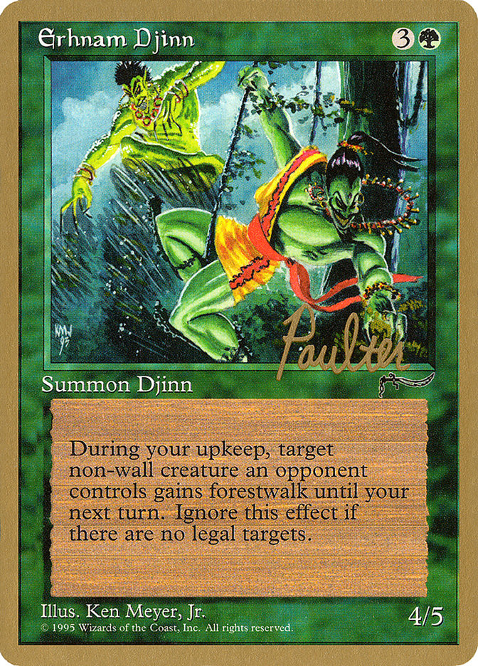 Erhnam Djinn (Preston Poulter) [Pro Tour Collector Set] | Card Merchant Takapuna