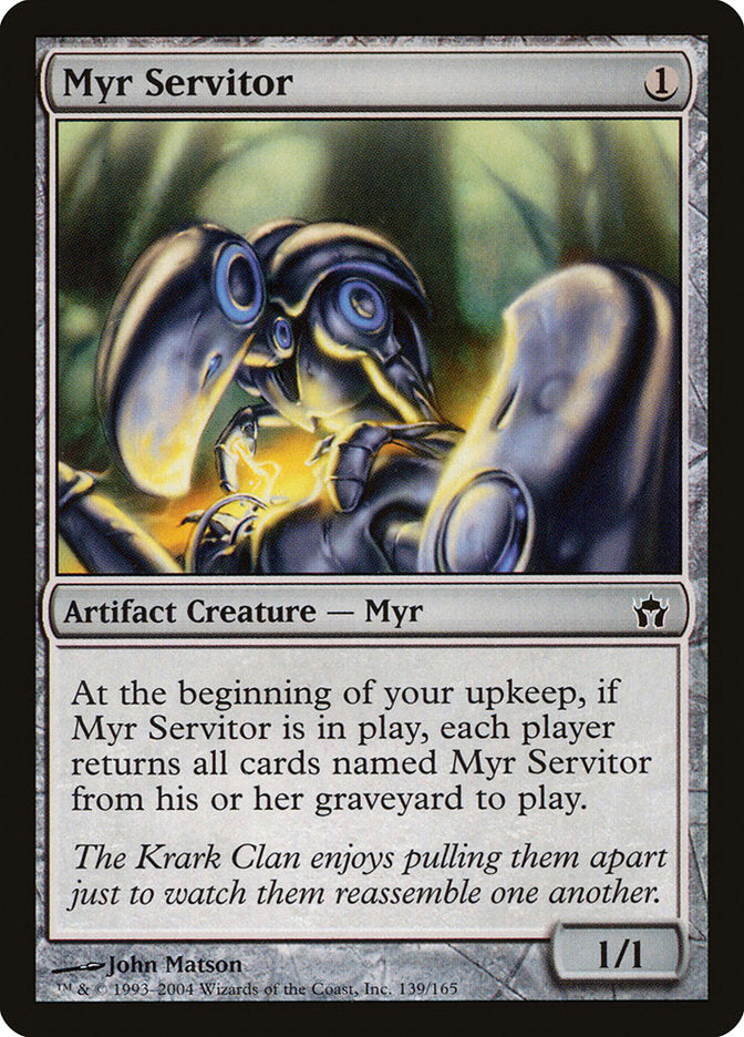 Myr Servitor [Fifth Dawn] | Card Merchant Takapuna