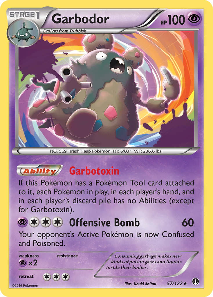 Garbodor (57/122) [XY: BREAKpoint] | Card Merchant Takapuna